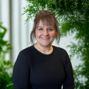 Portrait of a Registered Dental Assistant in a dental clinic in Leduc Alberta
