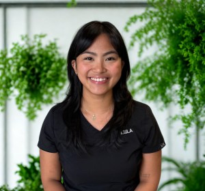 Portrait of a registered dental hygienist at a dental clinic in Leduc, Alberta